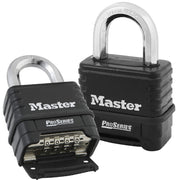 2-1/4in (57mm) Wide ProSeries® Zinc Die-Cast Resettable Combination Padlock, Black