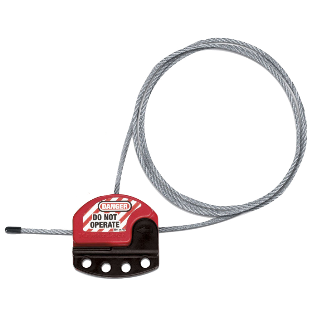 Adjustable Cable Lockout, 3ft (91.4cm) Cable