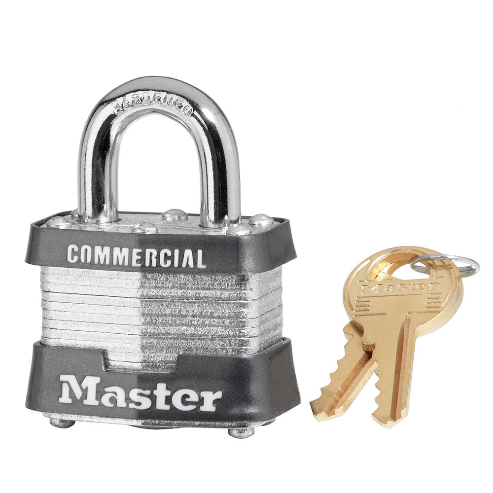 1-9/16in (40mm) Wide Laminated Steel Pin Tumbler Padlock