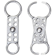 Dual Jaw Clearance Aluminum Lockout Hasp, 1in (25mm) and 1-1/2in (38mm) Jaw Clearance
