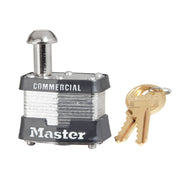 1-9/16in (40mm) Wide Laminated Steel Pin Tumbler Vending and Meter Padlock