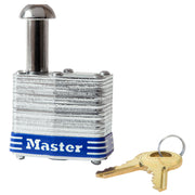 1-9/16in (40mm) Wide Laminated Steel Pin Tumbler Vending and Meter Padlock with 7/8in (22mm) Shackle