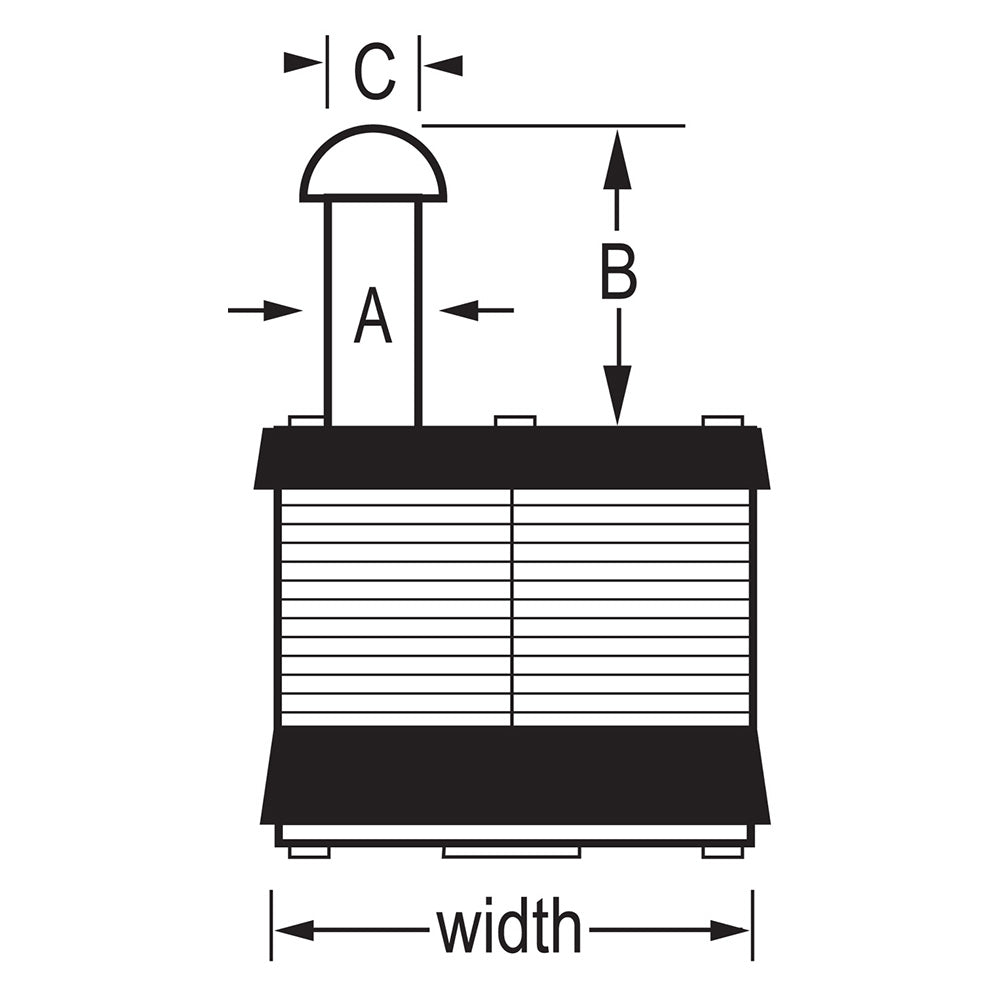1-9/16in (40mm) Wide Laminated Steel Pin Tumbler Vending and Meter Padlock