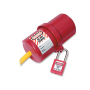 Rotating Large Electrical Plug Lockout, 220-550 Volt Plugs