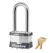 2in (51mm) Wide Laminated Steel Pin Tumbler Padlock with 2-1/2in (64mm) Shackle