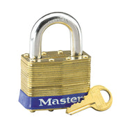 2in (51mm) Wide Laminated Brass Pin Tumbler Padlock, Keyed Alike