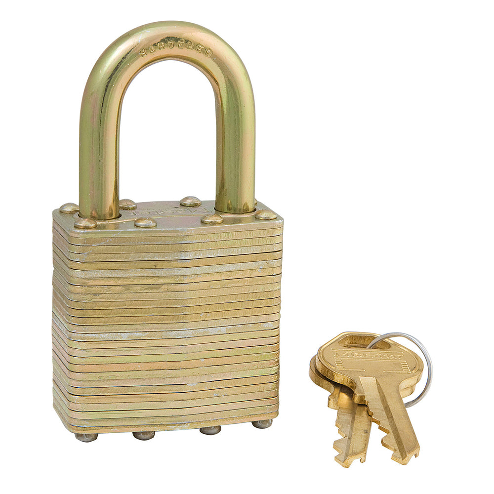 1-3/4in (44mm) Laminated Steel BumpStop® Non-Rekeyable Pin Tumbler Government Padlock