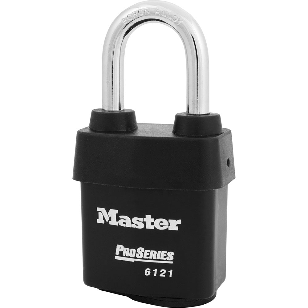 2-1/8in (54mm) Wide ProSeries® Weather Tough® Laminated Steel Rekeyable Pin Tumbler Padlock with 1-1/2in (38mm) Brass Shackle, Keyed Alike