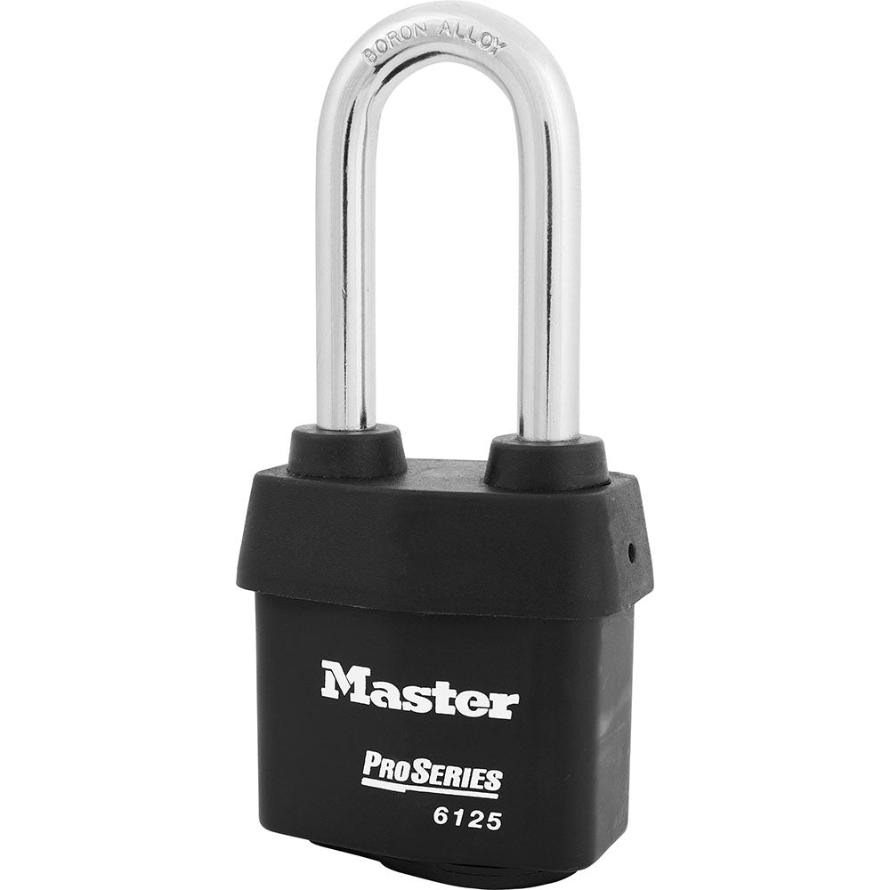 2-3/8in (60mm) Wide ProSeries® Weather Tough® Laminated Steel Rekeyable Pin Tumbler Padlock with 2-1/2in (64mm) Shackle