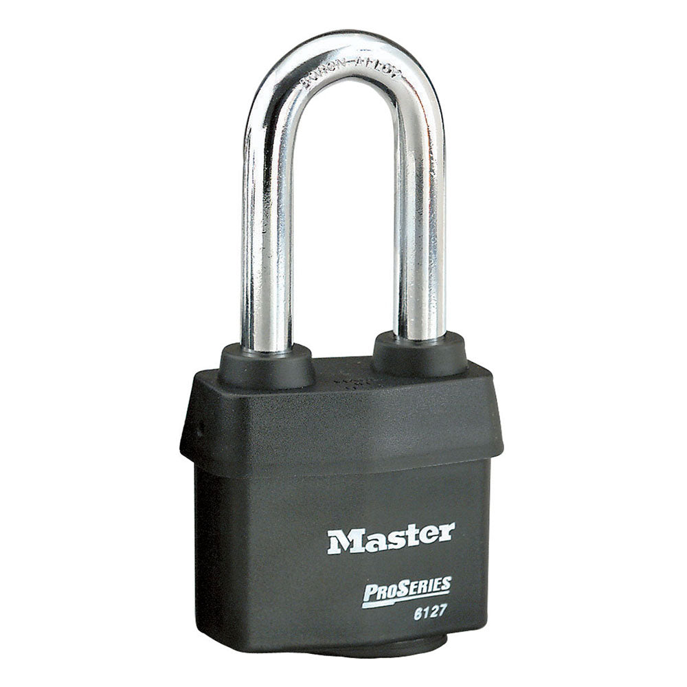 2-5/8in (67mm) Wide ProSeries® Weather Tough® Laminated Steel Rekeyable Pin Tumbler Padlock with 2-1/2in (64mm) Shackle, Keyed Alike