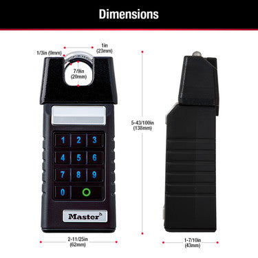 Bluetooth® ProSeries® Shrouded Shackle Padlock for Business Applications