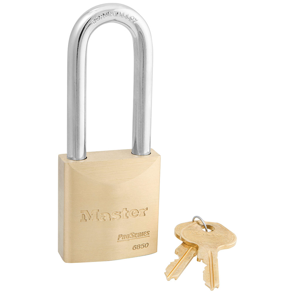 2in (51mm) Wide ProSeries® Solid Brass Rekeyable Pin Tumbler Padlock with 2-1/2in (64mm) Shackle