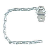 9in (22.9cm) Long Zinc Plated Steel Chain with Holder