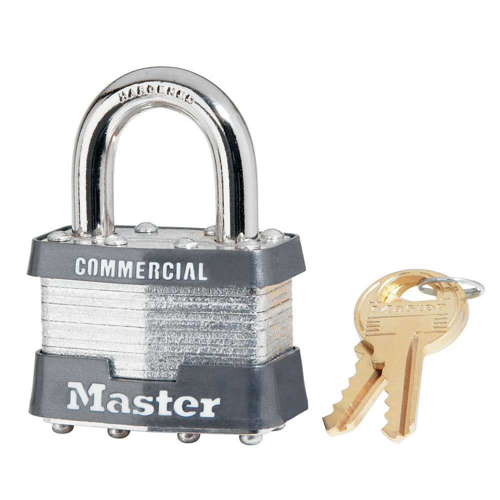 1-3/4in (44mm) Wide Laminated Steel Pin Tumbler Padlock