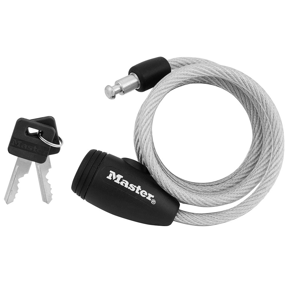 5ft (1.5m) Long x 5/16in (8mm) Diameter Keyed Cable Lock
