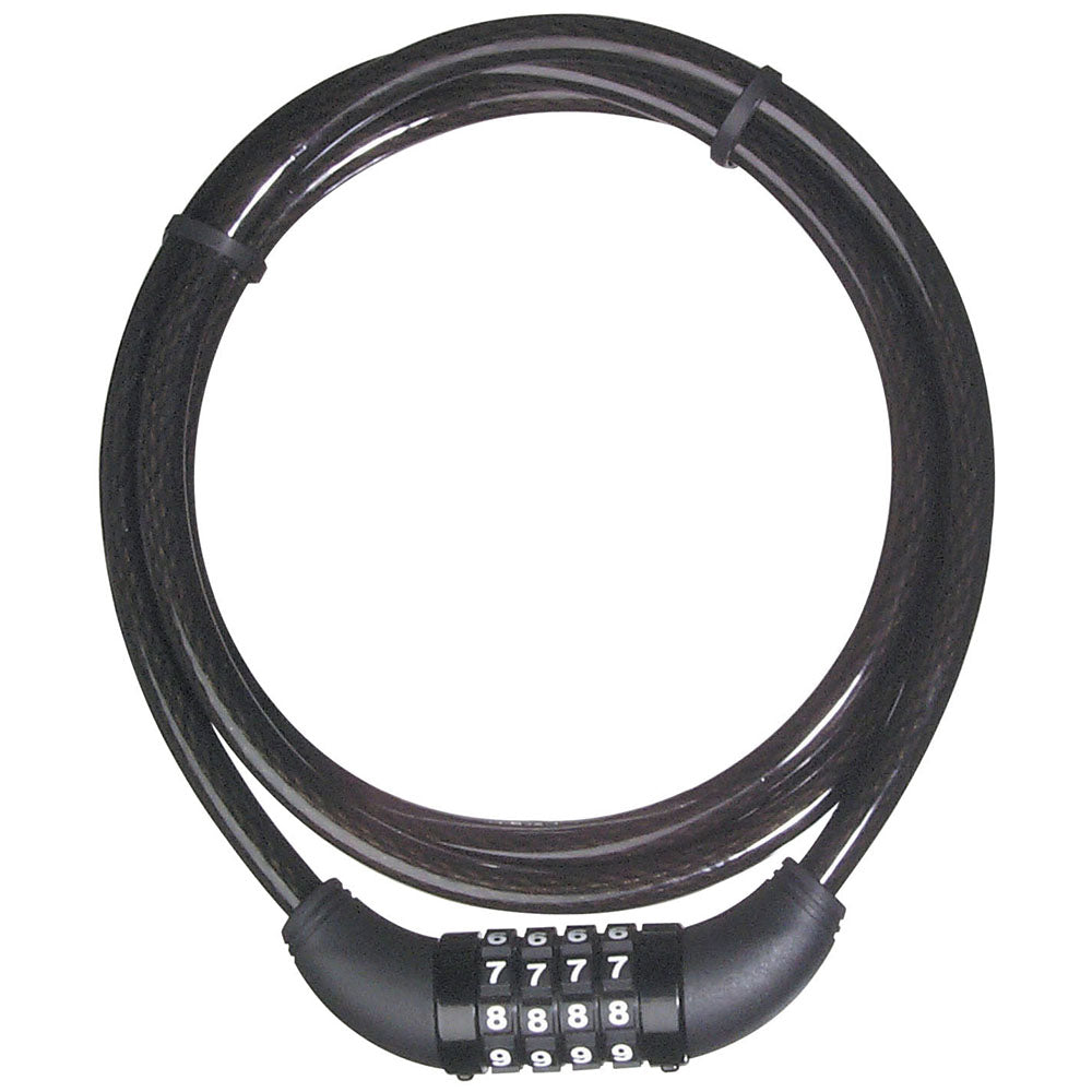 5ft (1.5m) Long x 3/8in (10mm) Diameter Set Your Own Combination Cable Lock