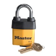 2-1/8in (38mm) Wide Covered Laminated Steel Pin Tumbler Padlock