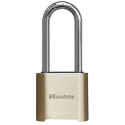 2in (51mm) Wide Resettable Combination Brass Padlock
