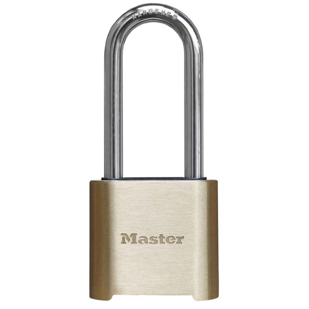 2in (51mm) Wide Resettable Combination Brass Padlock
