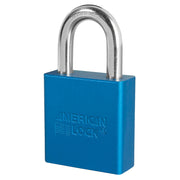 1-3/4in (44mm) Blue Solid Aluminum Rekeyable Pin Tumbler Padlock