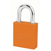 1-3/4in (44mm) Orange Solid Aluminum Rekeyable Pin Tumbler Padlock