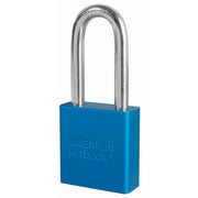 1-3/4in (44mm) Blue Solid Aluminum Rekeyable Pin Tumbler Padlock with 2in (51mm) Shackle, Keyed Alike