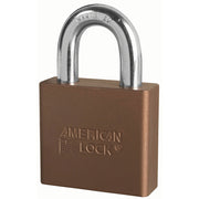 2in (51mm) Brown Solid Aluminum Rekeyable Pin Tumbler Padlock