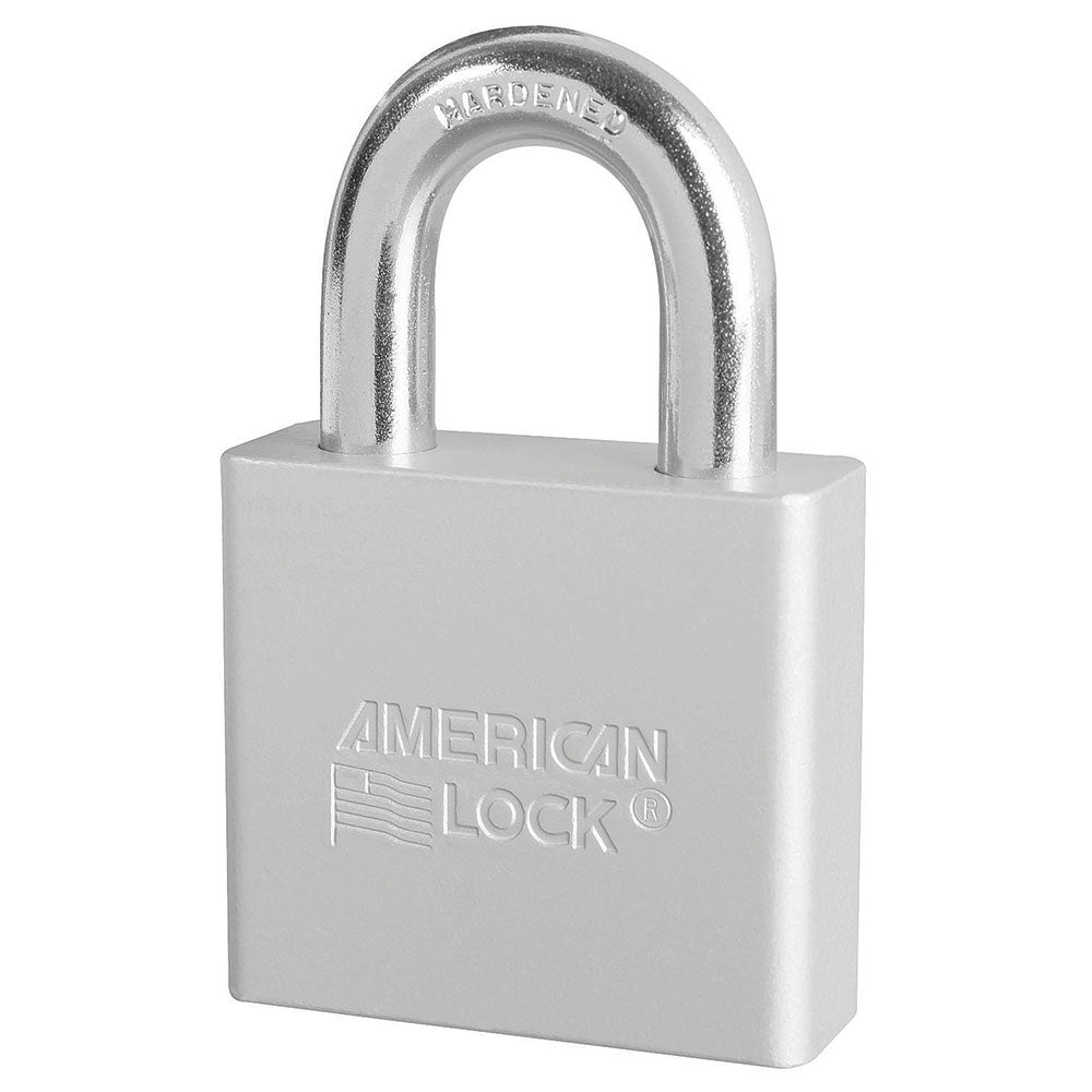 2in (51mm) Silver Solid Aluminum Rekeyable Pin Tumbler Padlock