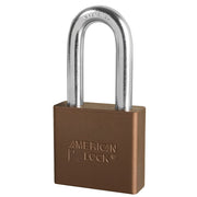 2in (51mm) Brown Solid Aluminum Rekeyable Pin Tumbler Padlock with 2in (51mm) Shackle, Keyed Alike