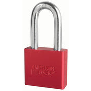 2in (51mm) Red Solid Aluminum Rekeyable Pin Tumbler Padlock with 2in (51mm) Shackle