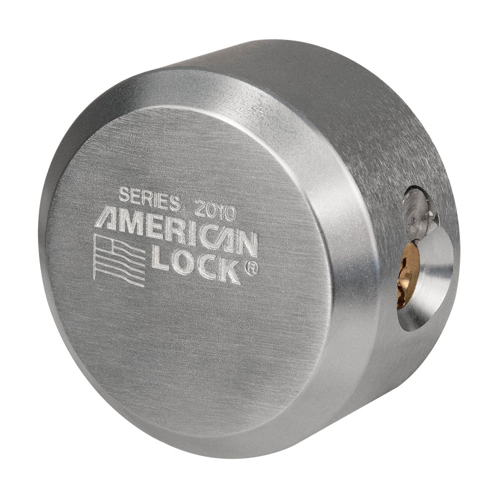 2-7/8in (73mm) Solid Steel Rekeyable 6-Pin Tumbler Flat Back Hidden Shackle Padlock, Keyed Alike