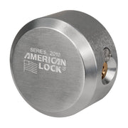 2-7/8in (73mm) Solid Steel Rekeyable 6-Pin Tumbler Flat Back Hidden Shackle Padlock, Keyed Alike