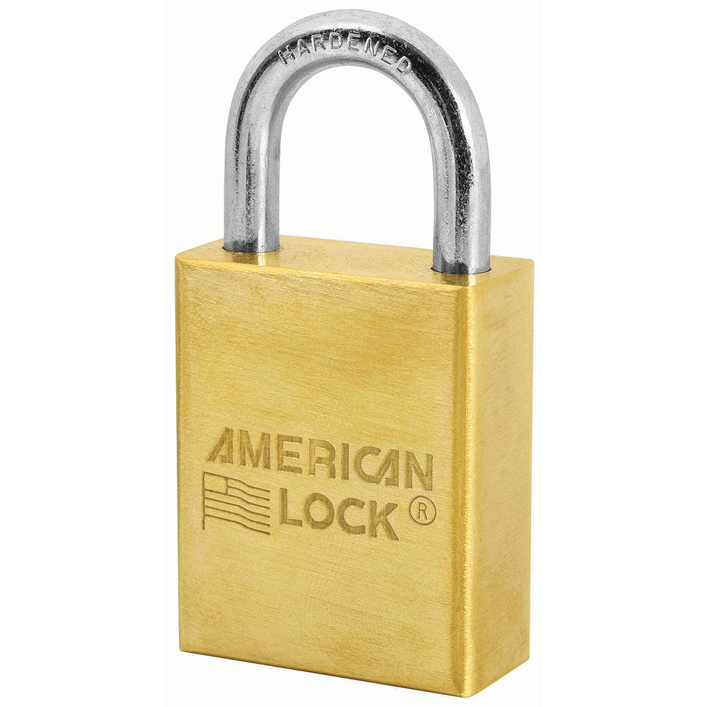 1-1/2in (38mm) Solid Brass Pin Tumbler Padlock
