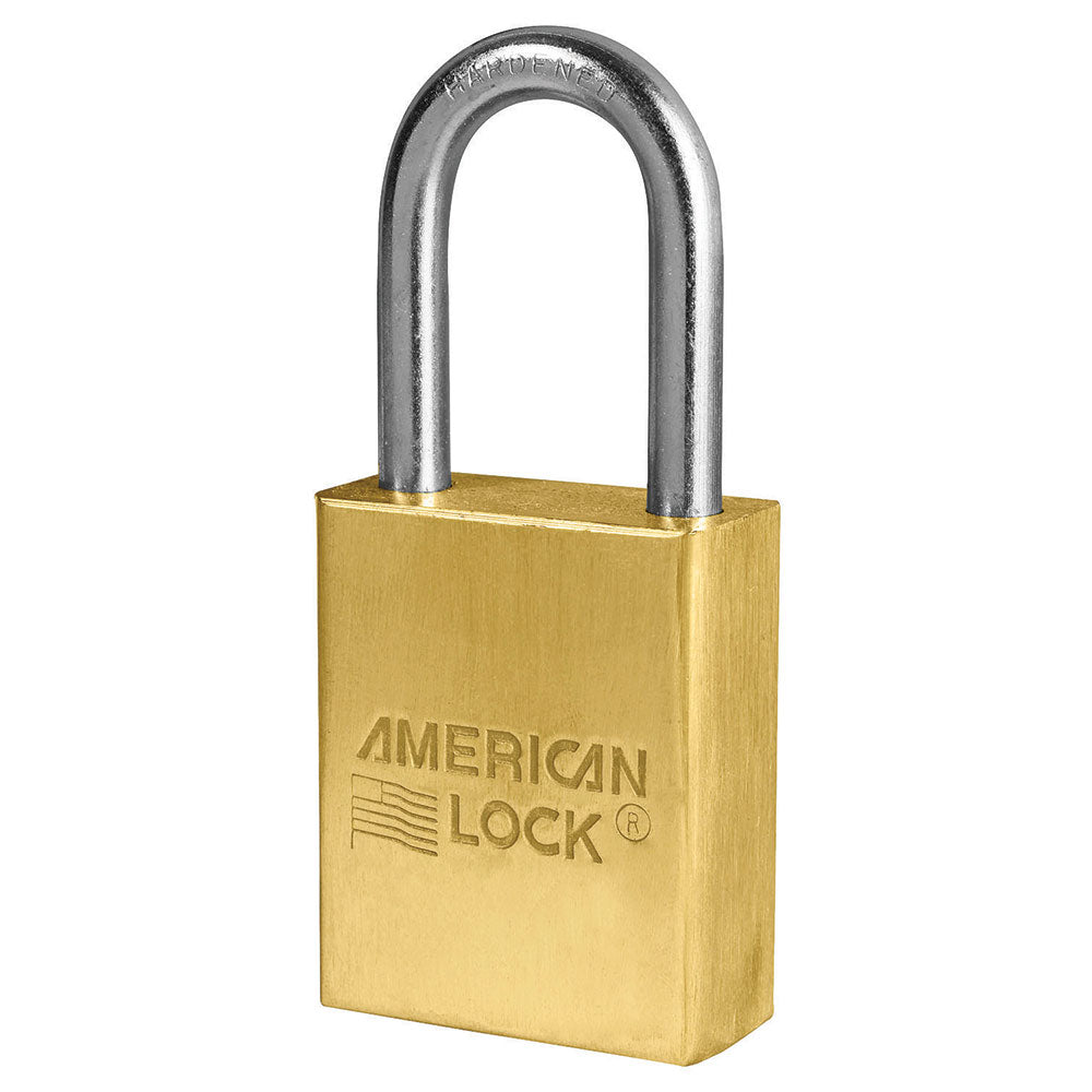 1-1/2in (38mm) Solid Brass Pin Tumbler Padlock with 1-1/2in (38mm) Shackle