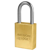 1-1/2in (38mm) Solid Brass Pin Tumbler Padlock with 1-1/2in (38mm) Shackle, Keyed Alike