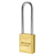 1-1/2in (38mm) Solid Brass Pin Tumbler Padlock with 3in (76mm) Shackle