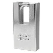 1-3/4in (44mm) Shrouded Solid Steel Rekeyable Pin Tumbler Padlock