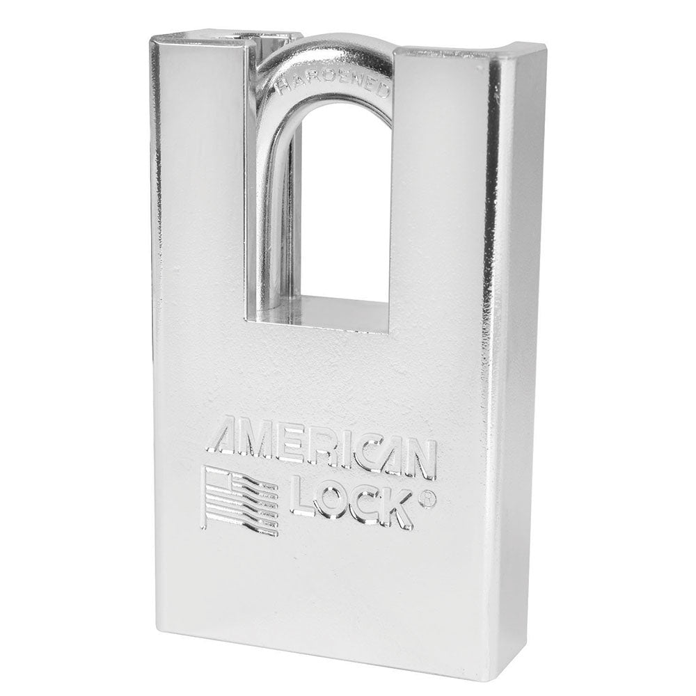 2in (51mm) Shrouded Solid Steel Rekeyable Pin Tumbler Padlock