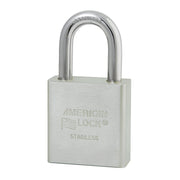 1-3/4in (44mm) Solid Stainless Steel Pin Tumbler Padlock, Keyed Alike