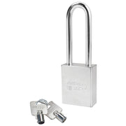1-3/4in (44mm) Solid Steel Rekeyable Tubular Cylinder Padlock with 3in (76mm) Shackle