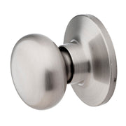 Biscuit Style Dummy Knob; Satin Nickel