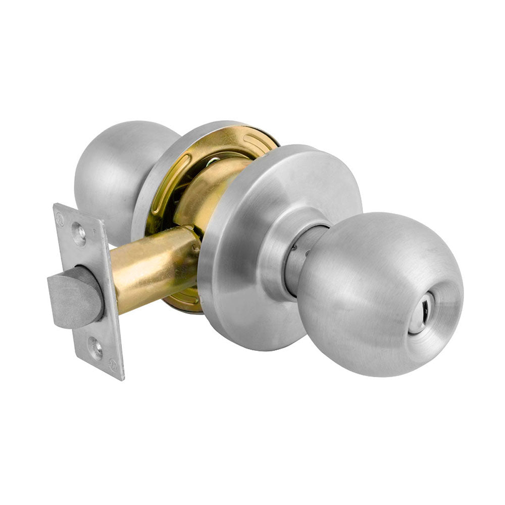 Privacy Cylindrical Ball Knob, Commercial Grade 2