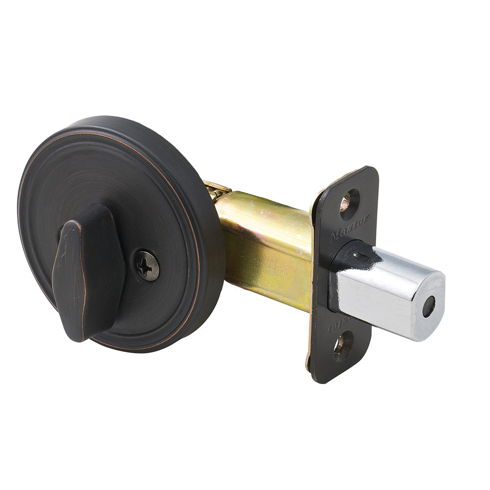 Dummy Deadbolt; Aged Bronze
