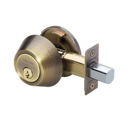 Single Cylinder Deadbolt; Antique Brass, WR3/5