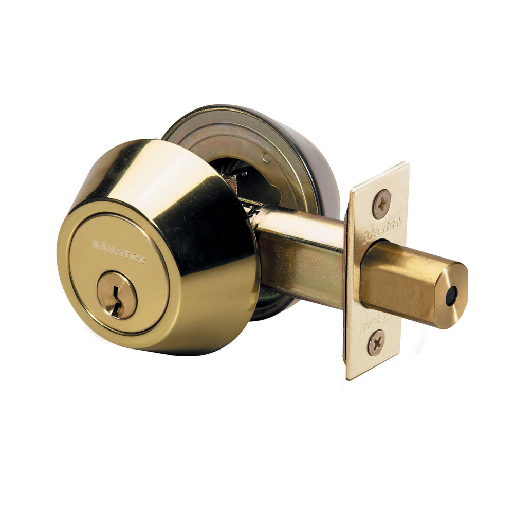 Double Cylinder Deadbolt; Polished Brass, SC1