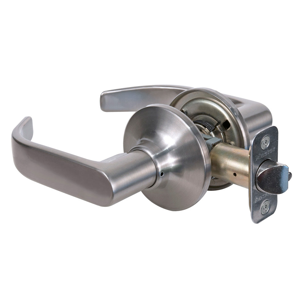 Return Style Hall and Closet Door Lever; Satin Nickel