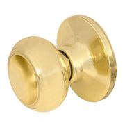 Rusk Style Dummy Knob; Polished Brass