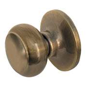 Rusk Style Dummy Knob; Antique Brass