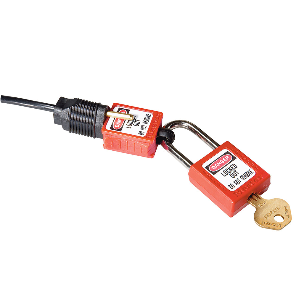 Compact Plug Prong Lockout, 110-120 Volt Plugs