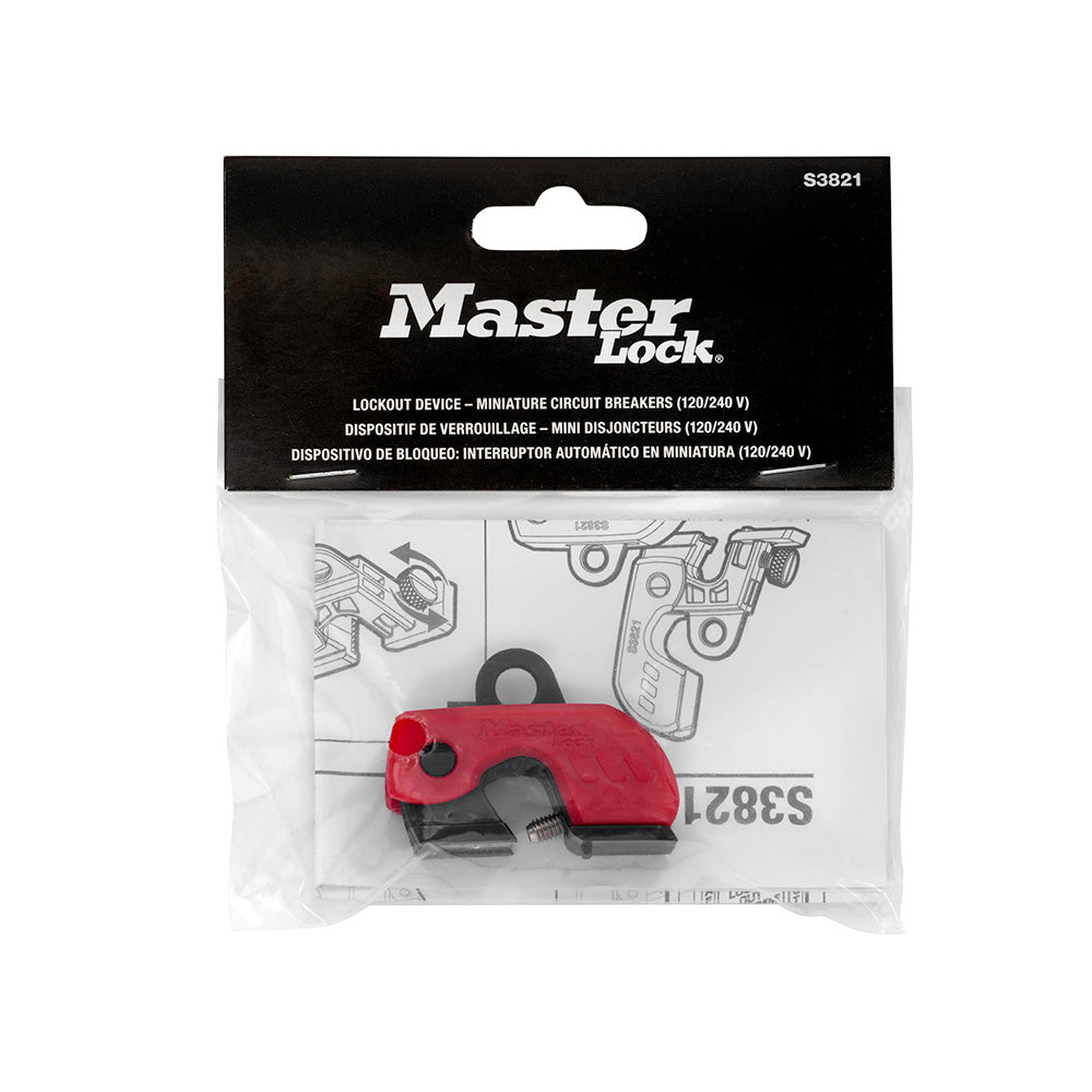 Grip Tight™ Plus Circuit Breaker Lockout Device – Miniature Circuit Breakers (120/240 V)
